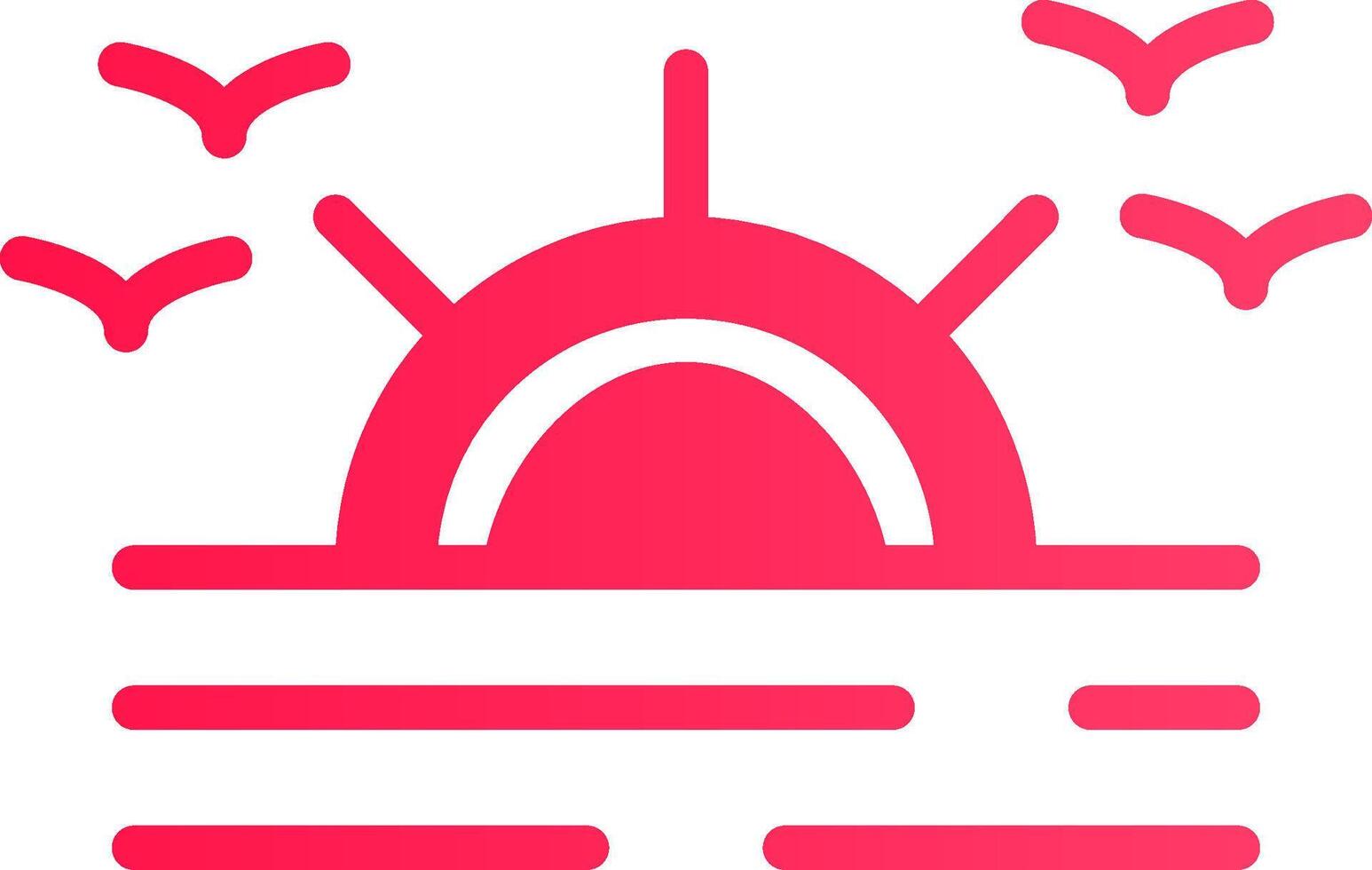 Sunrise Creative Icon Design vector