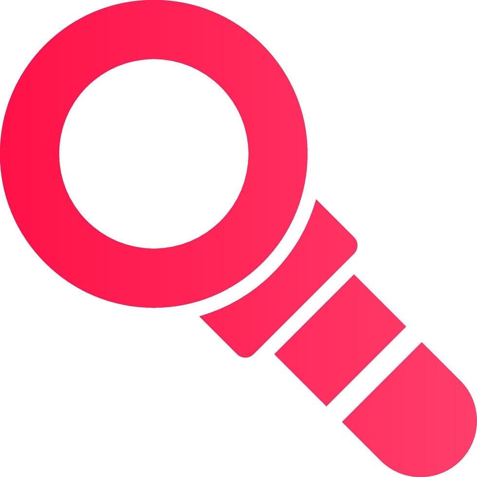 Magnifying Glass Creative Icon Design vector