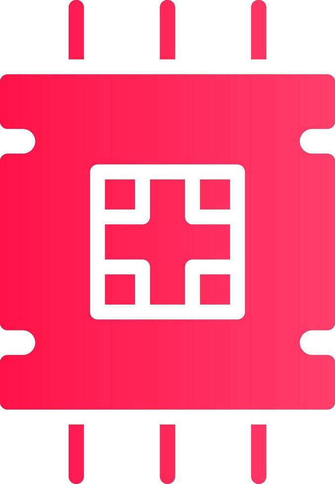 Processor Creative Icon Design vector