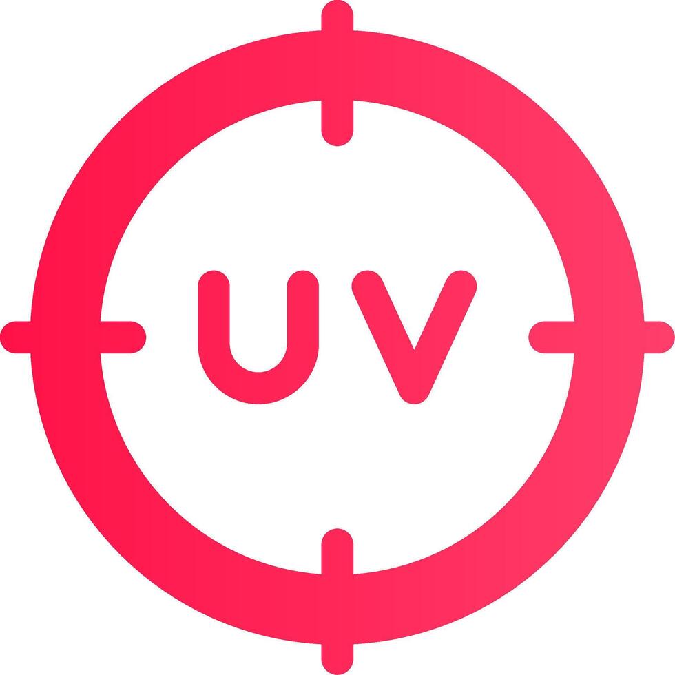 Uv Creative Icon Design vector
