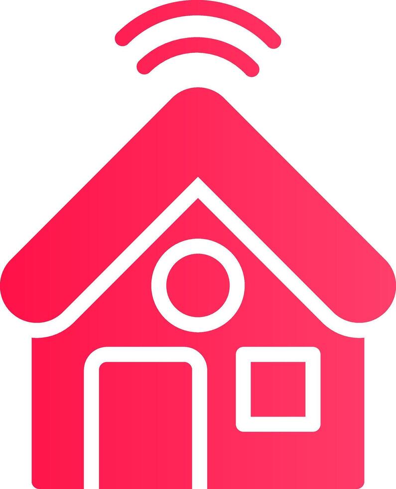 Smart Home Creative Icon Design vector