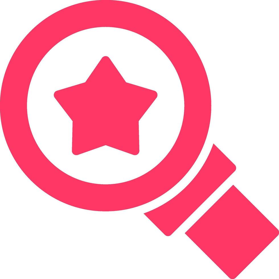 Magnifying Glass Creative Icon Design vector