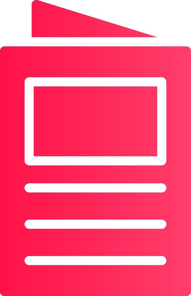 Brochure Creative Icon Design vector