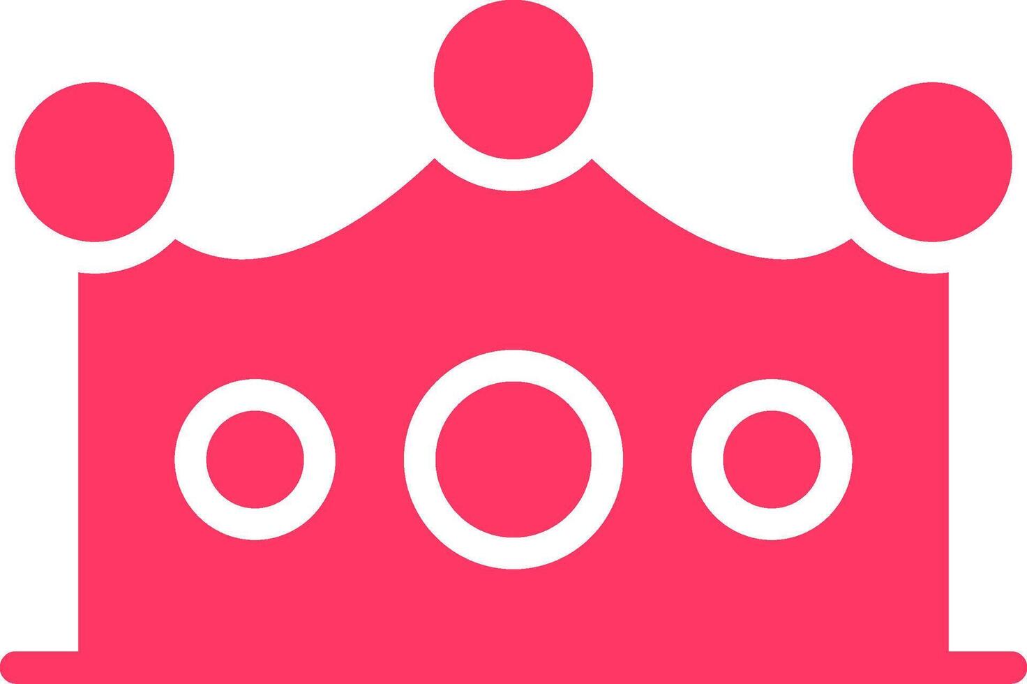 diseño de icono creativo de corona vector