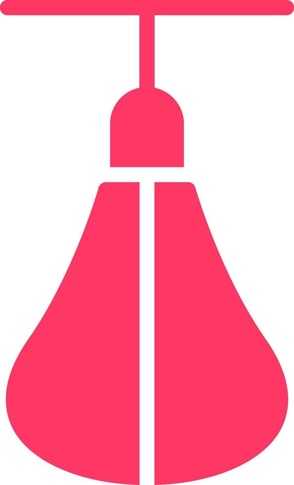 Punching Ball Creative Icon Design vector