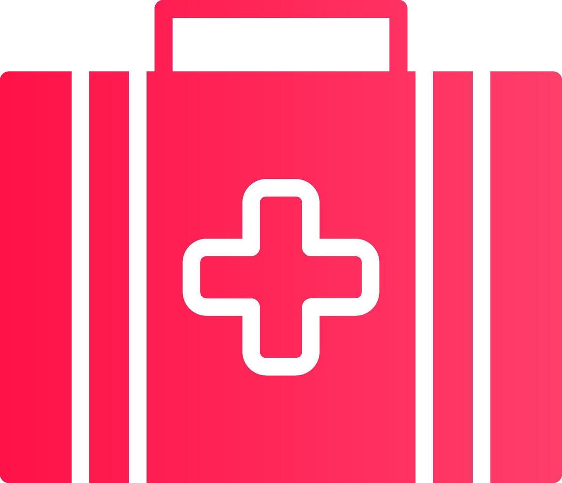 First Aid Kit Creative Icon Design vector