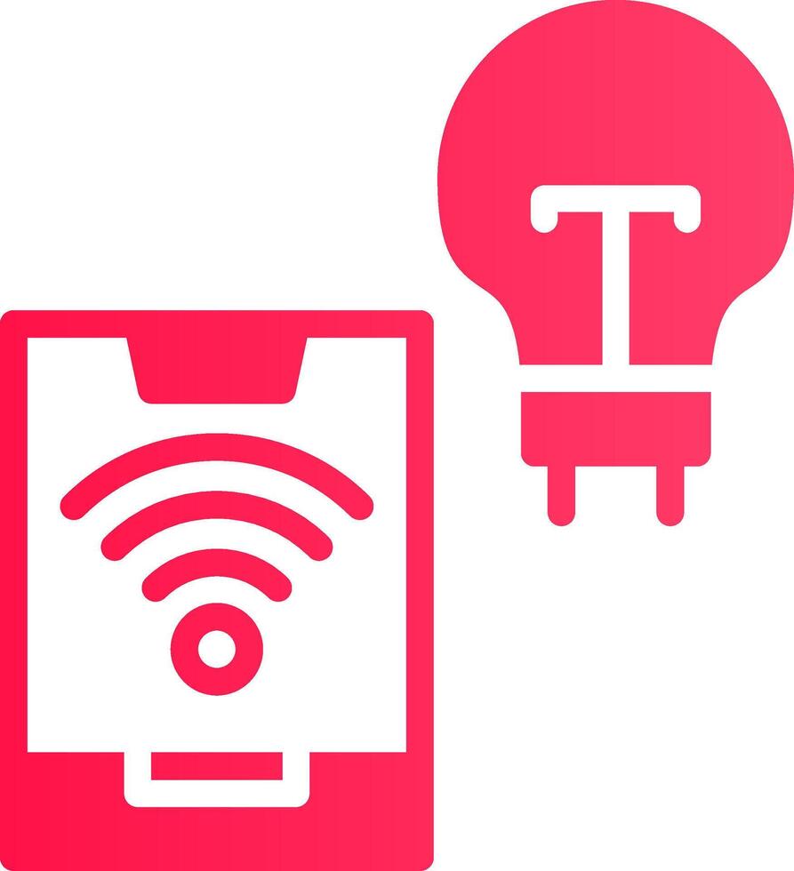 Smart Remote Control Creative Icon Design vector