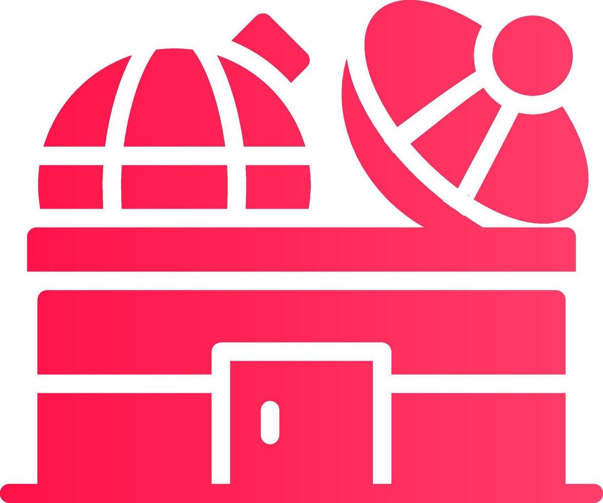 Observatory Creative Icon Design vector