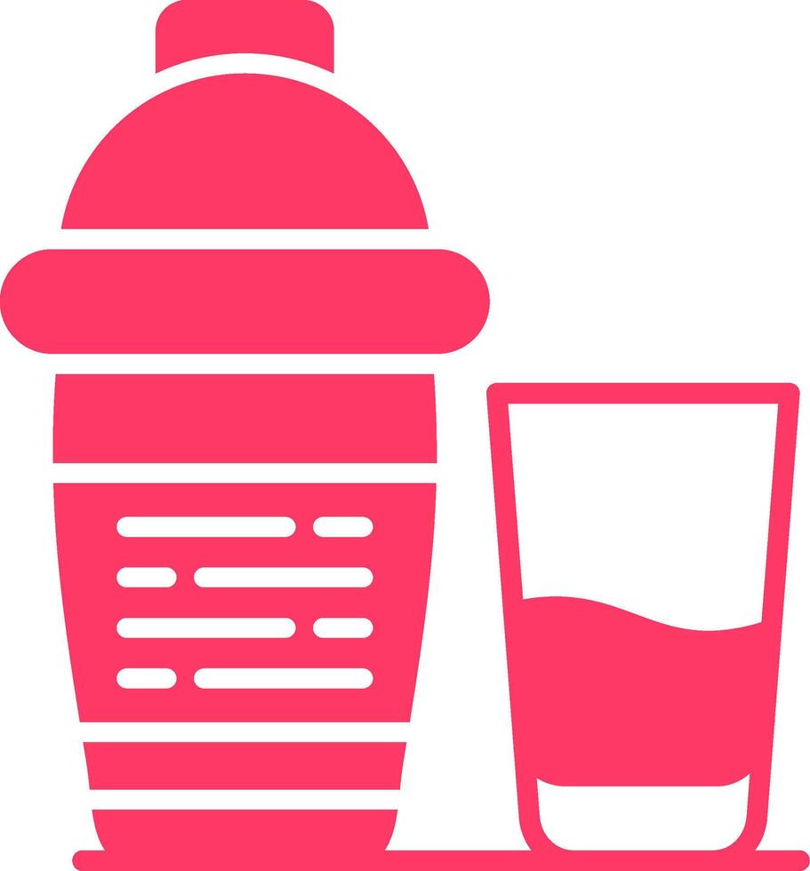 Cocktail Shaker Creative Icon Design vector