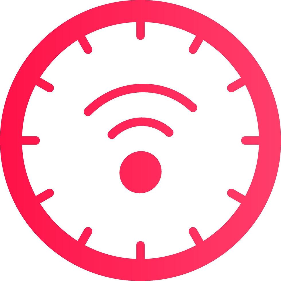 Smart Clock Creative Icon Design vector
