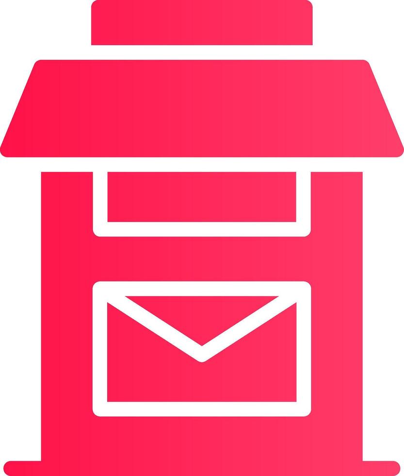 Postbox Creative Icon Design vector