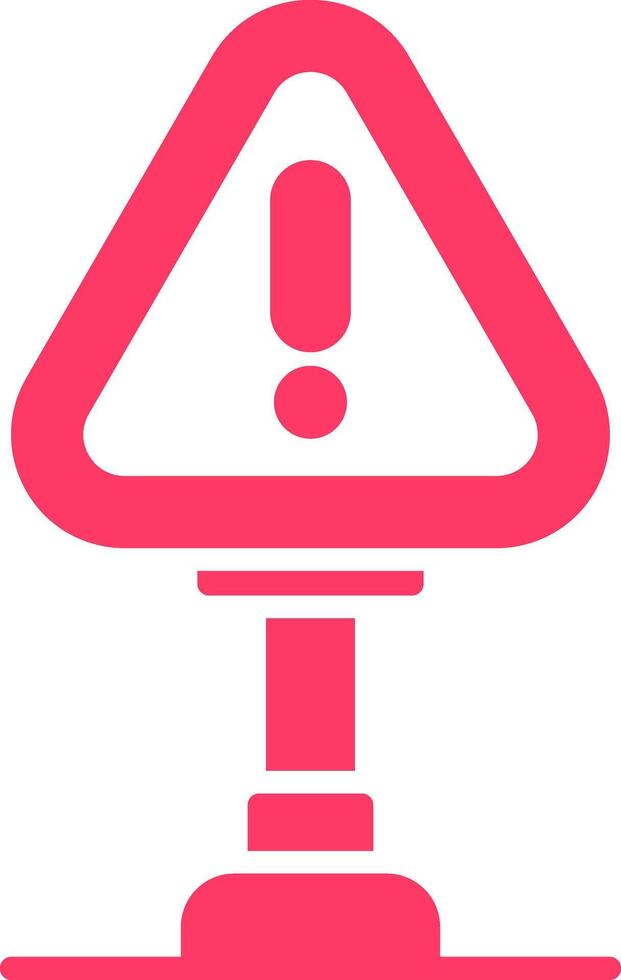 Traffic Sign Creative Icon Design vector