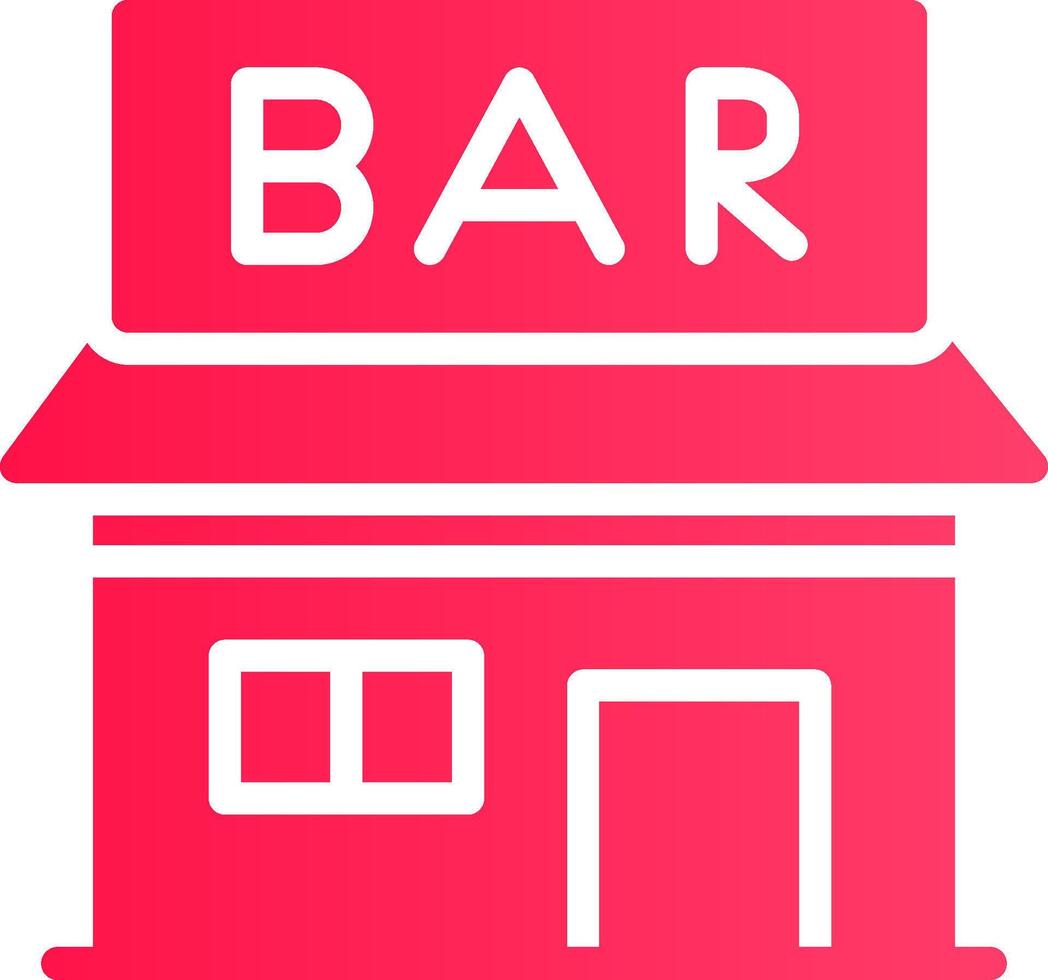 Bar Creative Icon Design vector