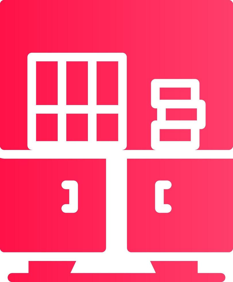 Shelving Creative Icon Design vector