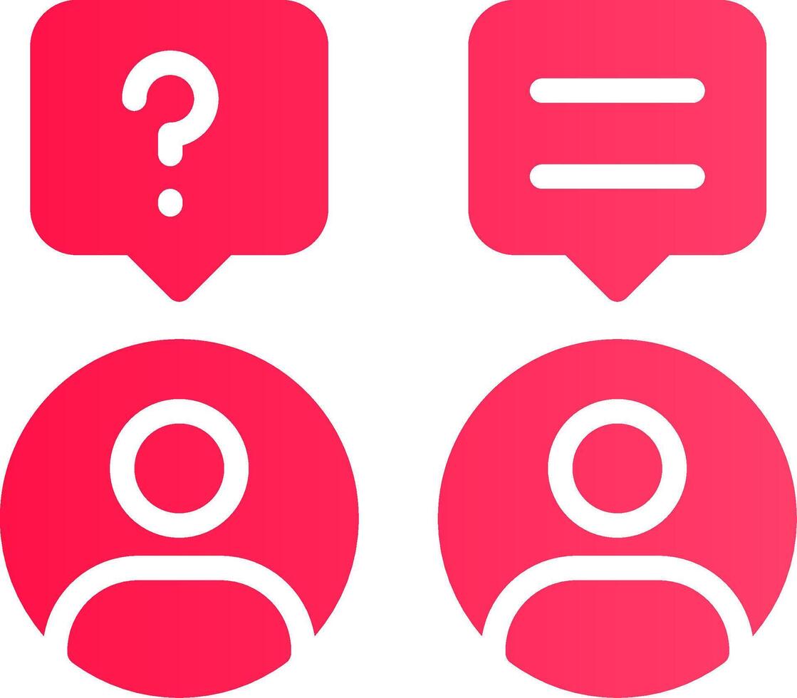 Discussion Creative Icon Design vector