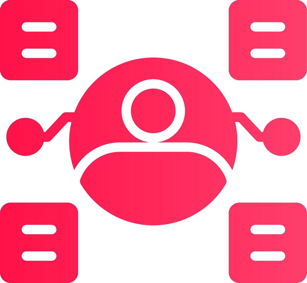 User Predictions Creative Icon Design vector