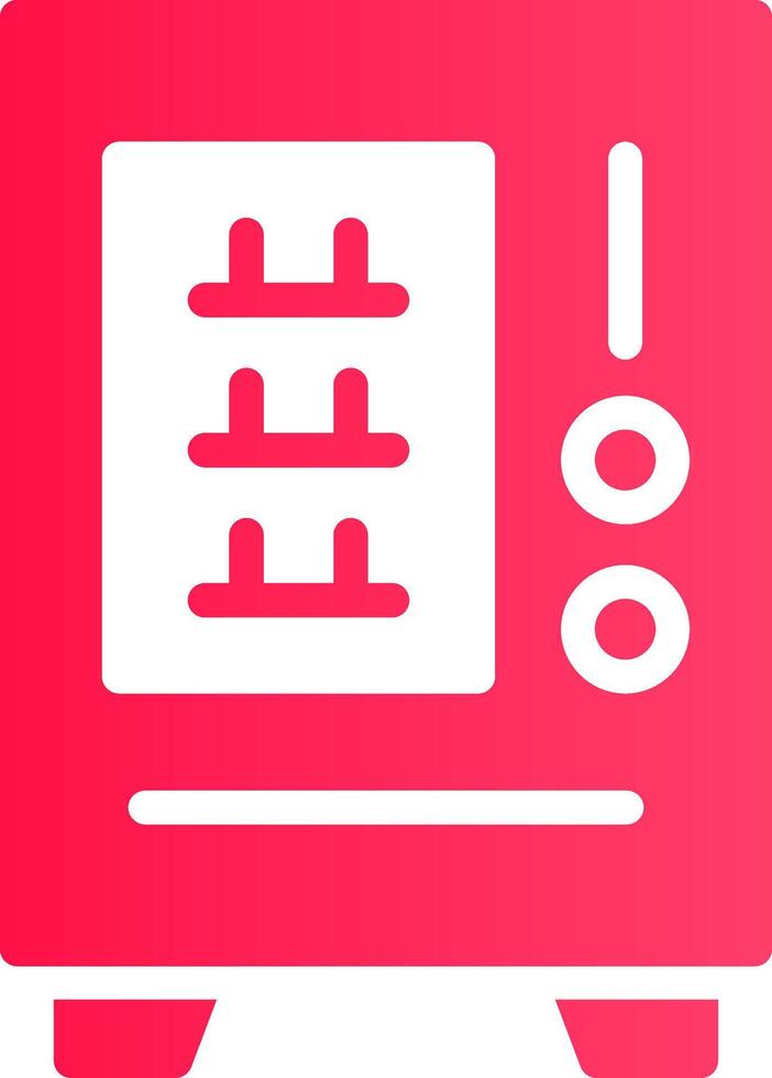 Vending Machine Creative Icon Design vector