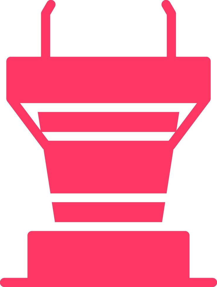 Podium Creative Icon Design vector