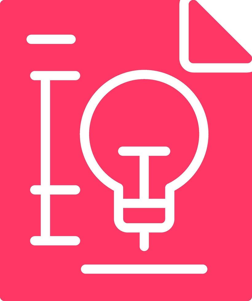 Patent Creative Icon Design vector