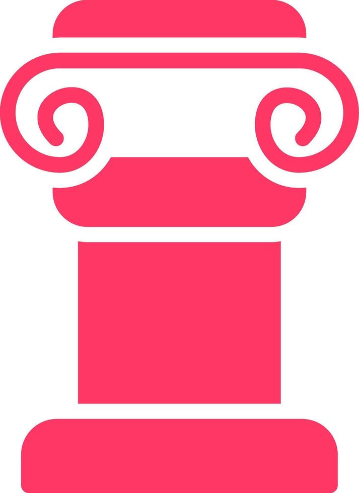 Pillar Creative Icon Design vector