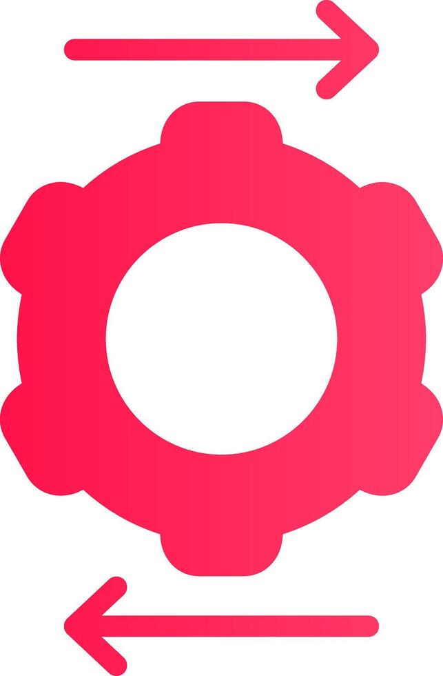 Machine to Machine Creative Icon Design vector
