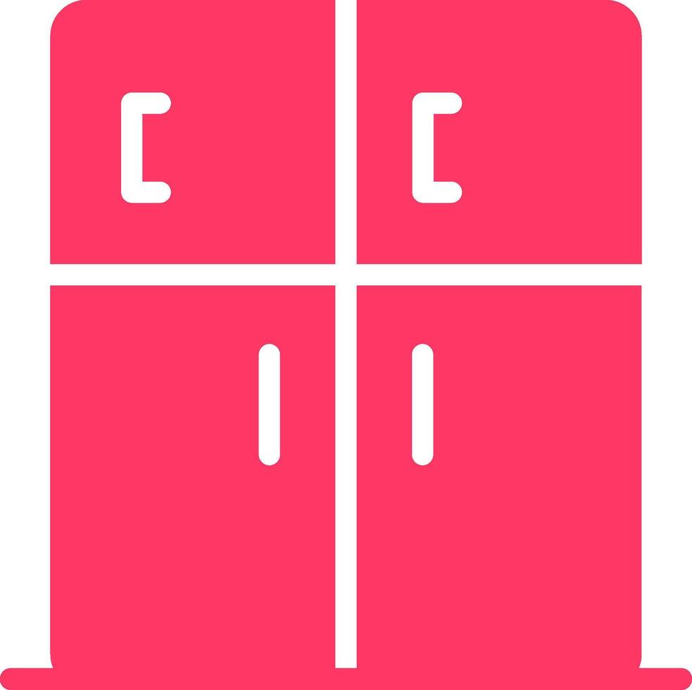 Fridge Creative Icon Design vector