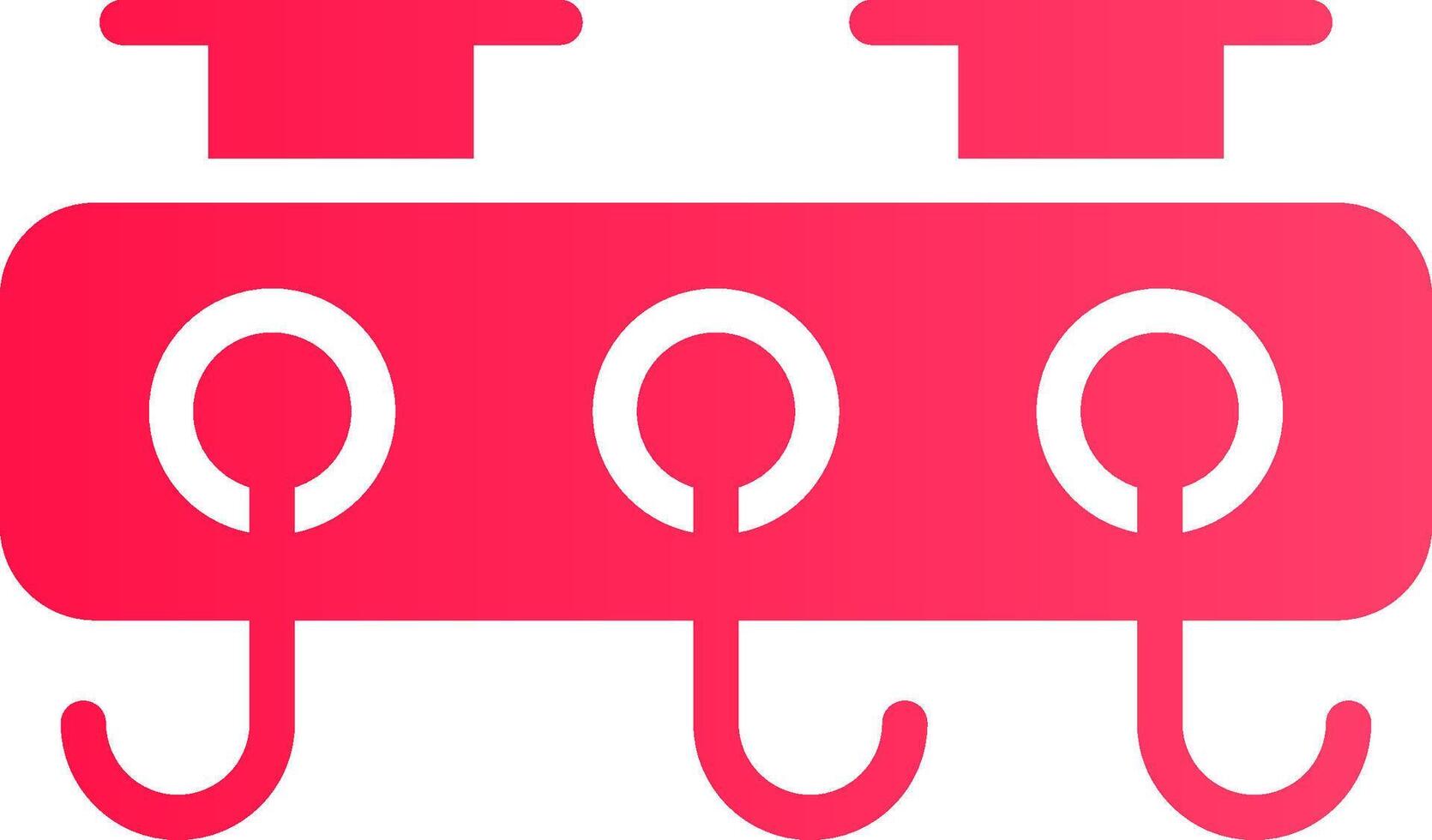 Coat Rack Creative Icon Design vector