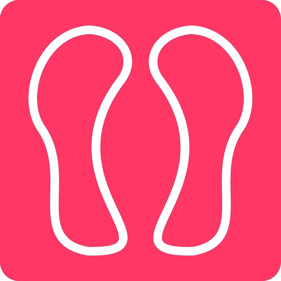 Footprint Creative Icon Design vector