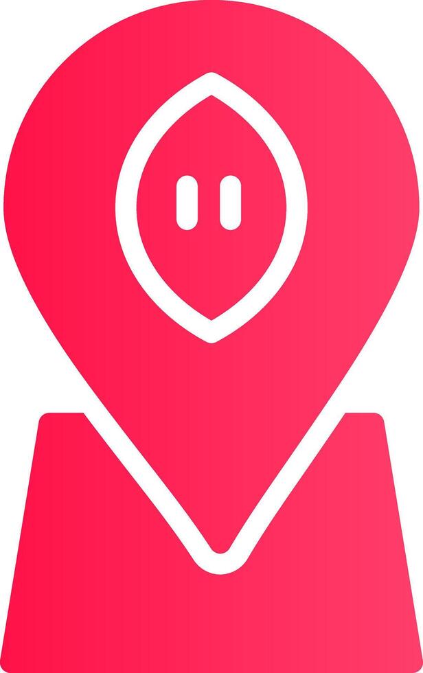 Football Location Creative Icon Design vector