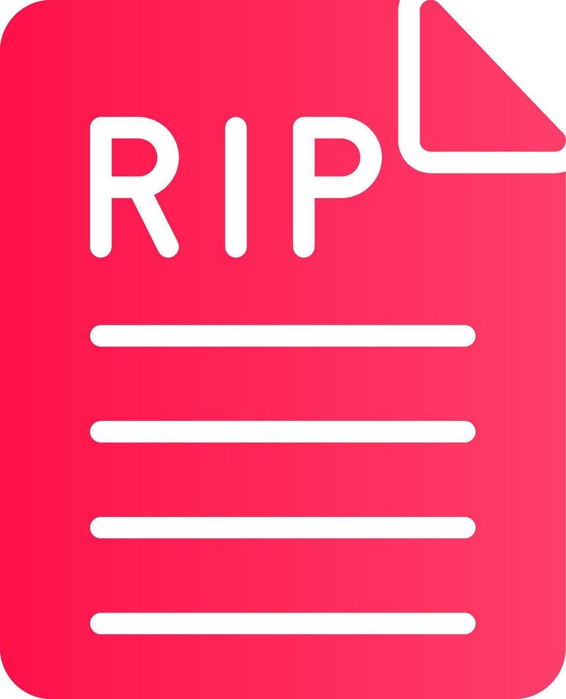 Death Certificate Creative Icon Design vector
