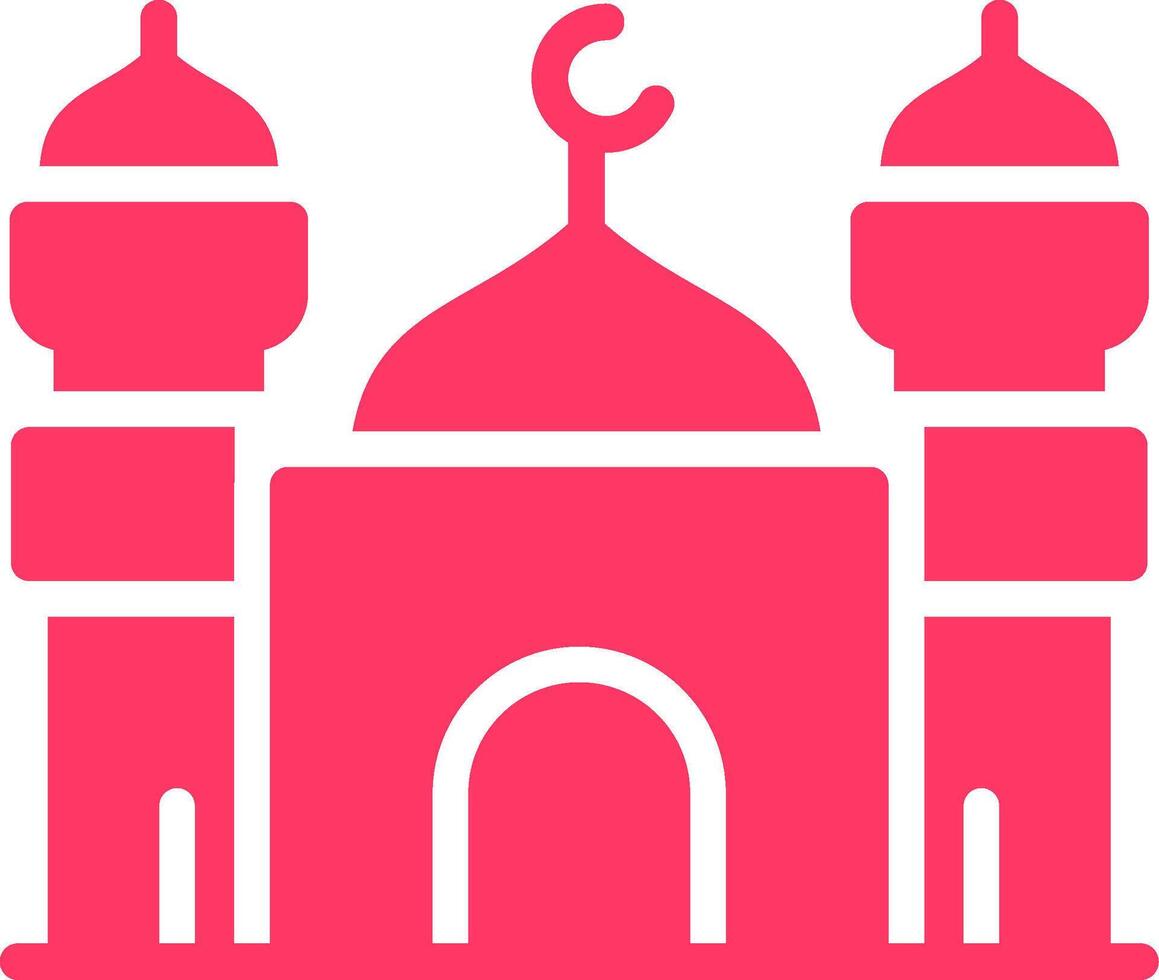 Mosque Creative Icon Design vector