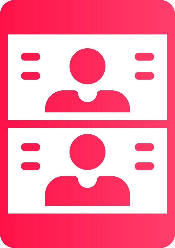 Videocall Creative Icon Design vector