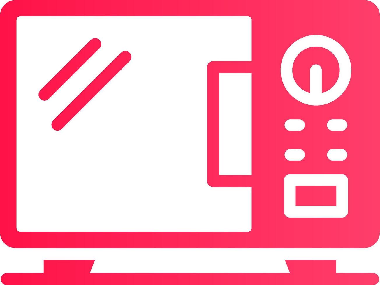 Microwave Creative Icon Design vector