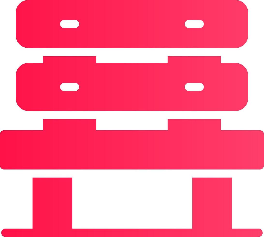 Bench Creative Icon Design vector