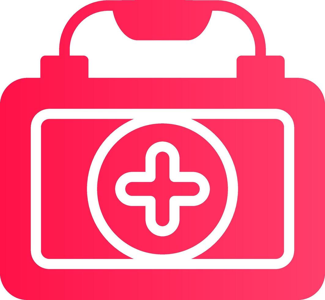 First Aid Kit Creative Icon Design vector