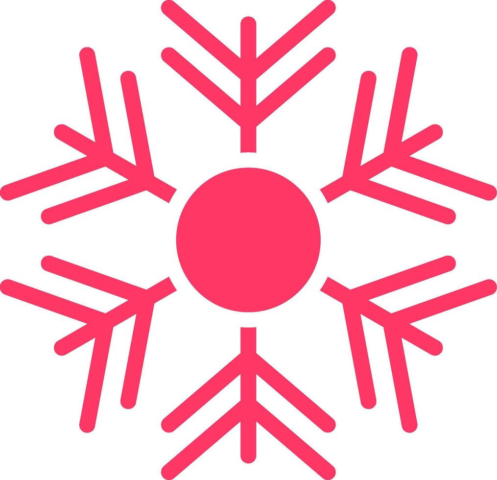 diseño de icono creativo de copo de nieve vector