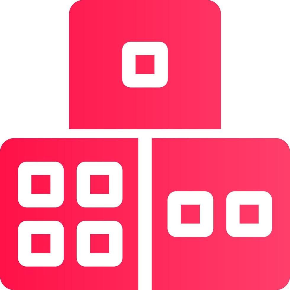 Dice Creative Icon Design vector