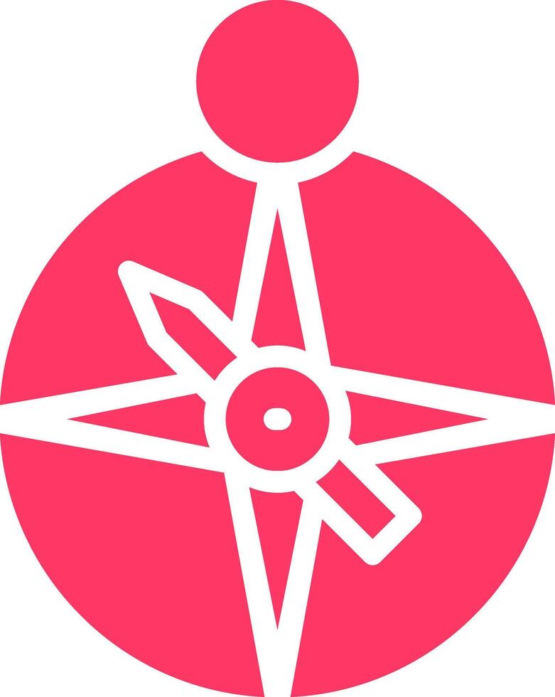 Compass Creative Icon Design vector