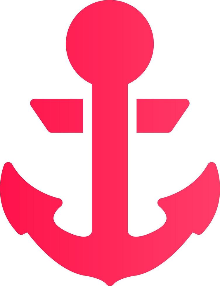 Anchor Creative Icon Design vector