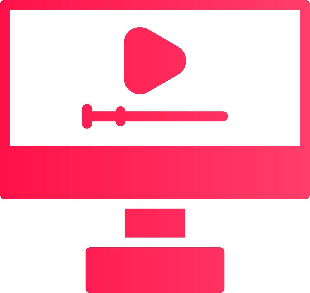 Video Creative Icon Design vector