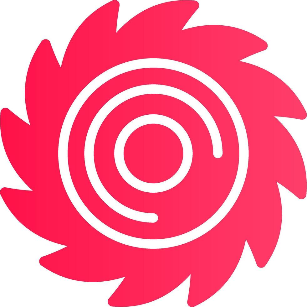 Saw Blade Creative Icon Design vector