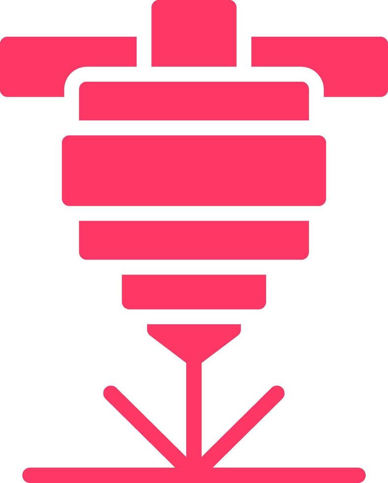 Laser Cutting Creative Icon Design vector