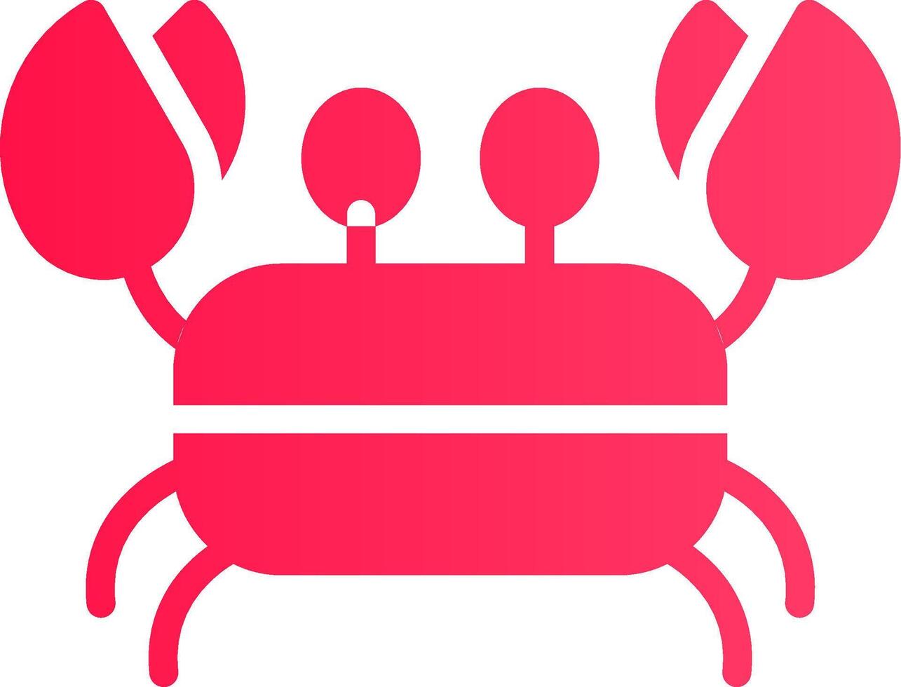 Crab Creative Icon Design vector