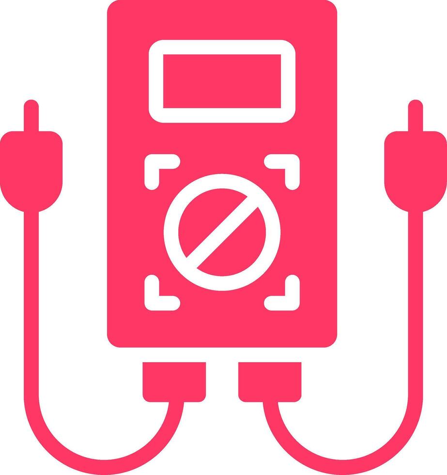 Multimeter Creative Icon Design vector
