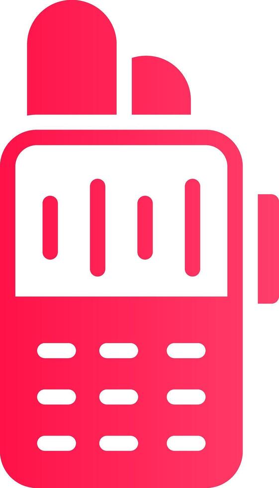 Walkie Talkie Creative Icon Design vector