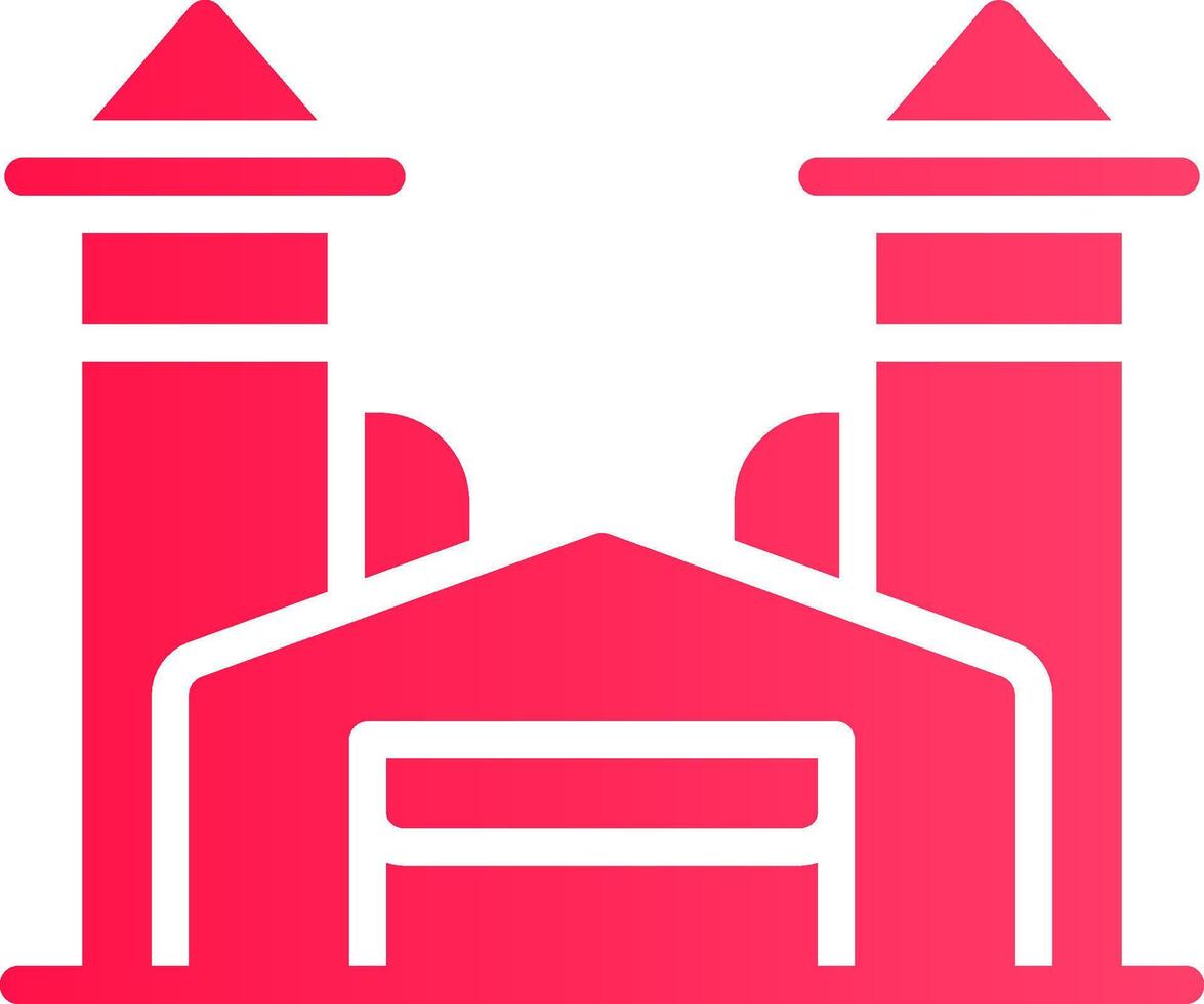 Factory Creative Icon Design vector