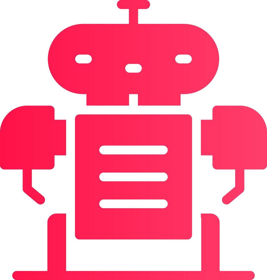 diseño de icono creativo robot vector