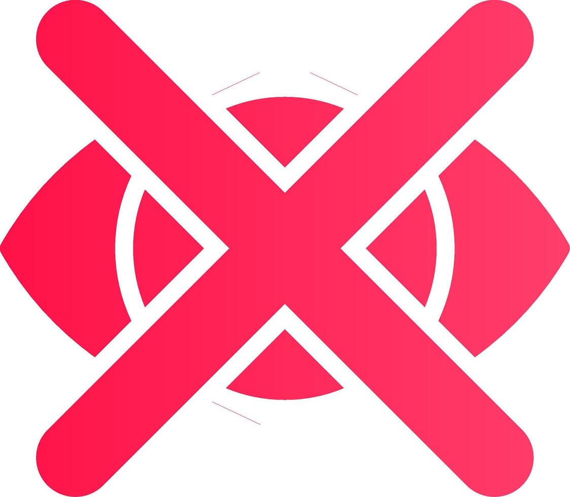 Close Eyes Creative Icon Design vector