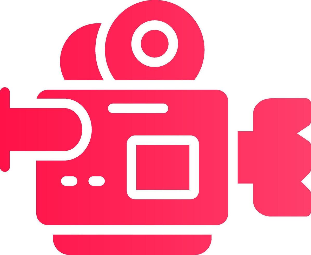 Video Camera Creative Icon Design vector