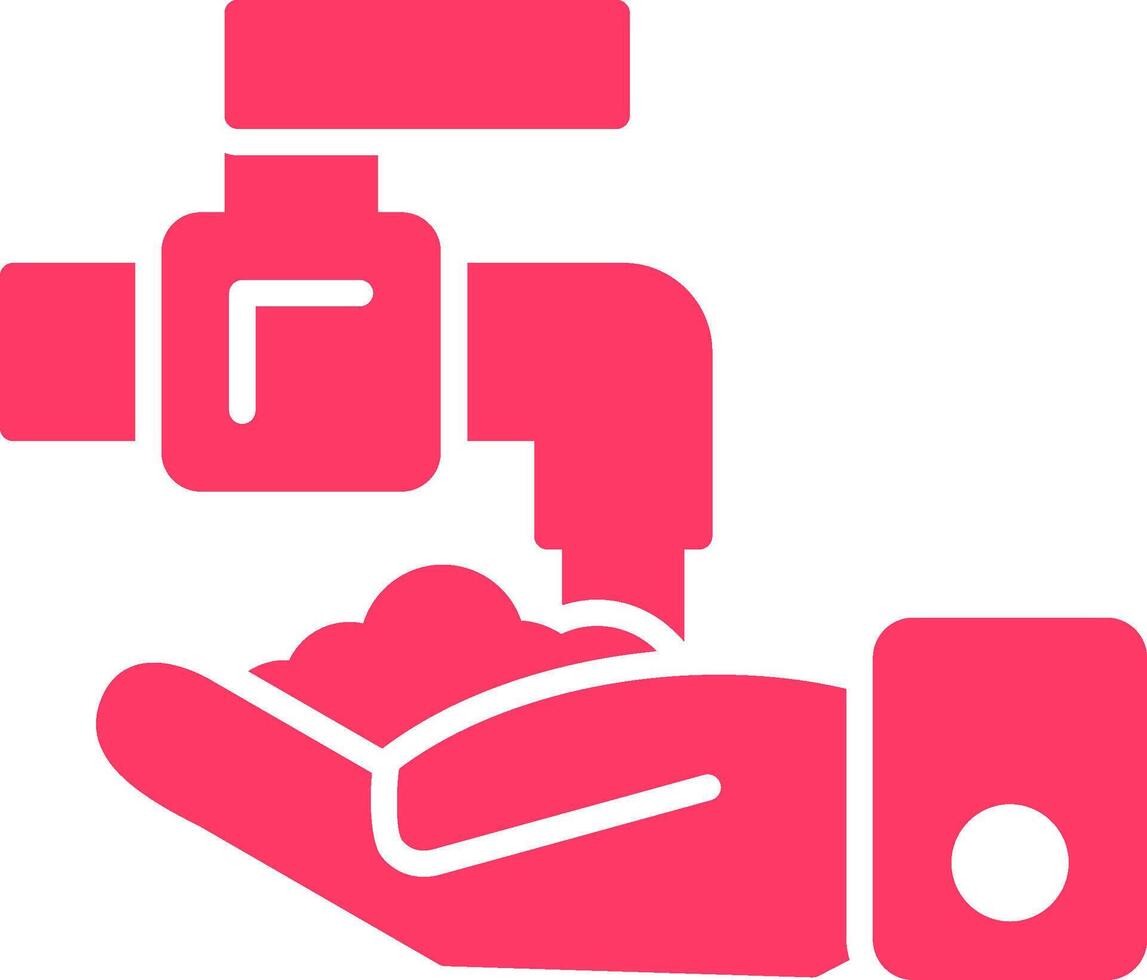 Handwash Creative Icon Design vector